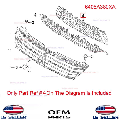 GENUINE OEM Front Center Grille 2022-2025 Mitsubishi Eclipse Cross 6405A380XA