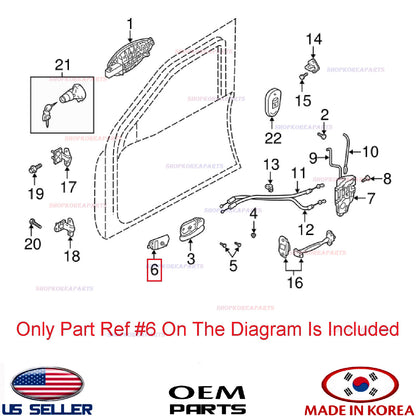 GENUINE Door Inside Handle Housing RIGHT Passenger Side ⭐OEM⭐ Tiburon 2003-2008