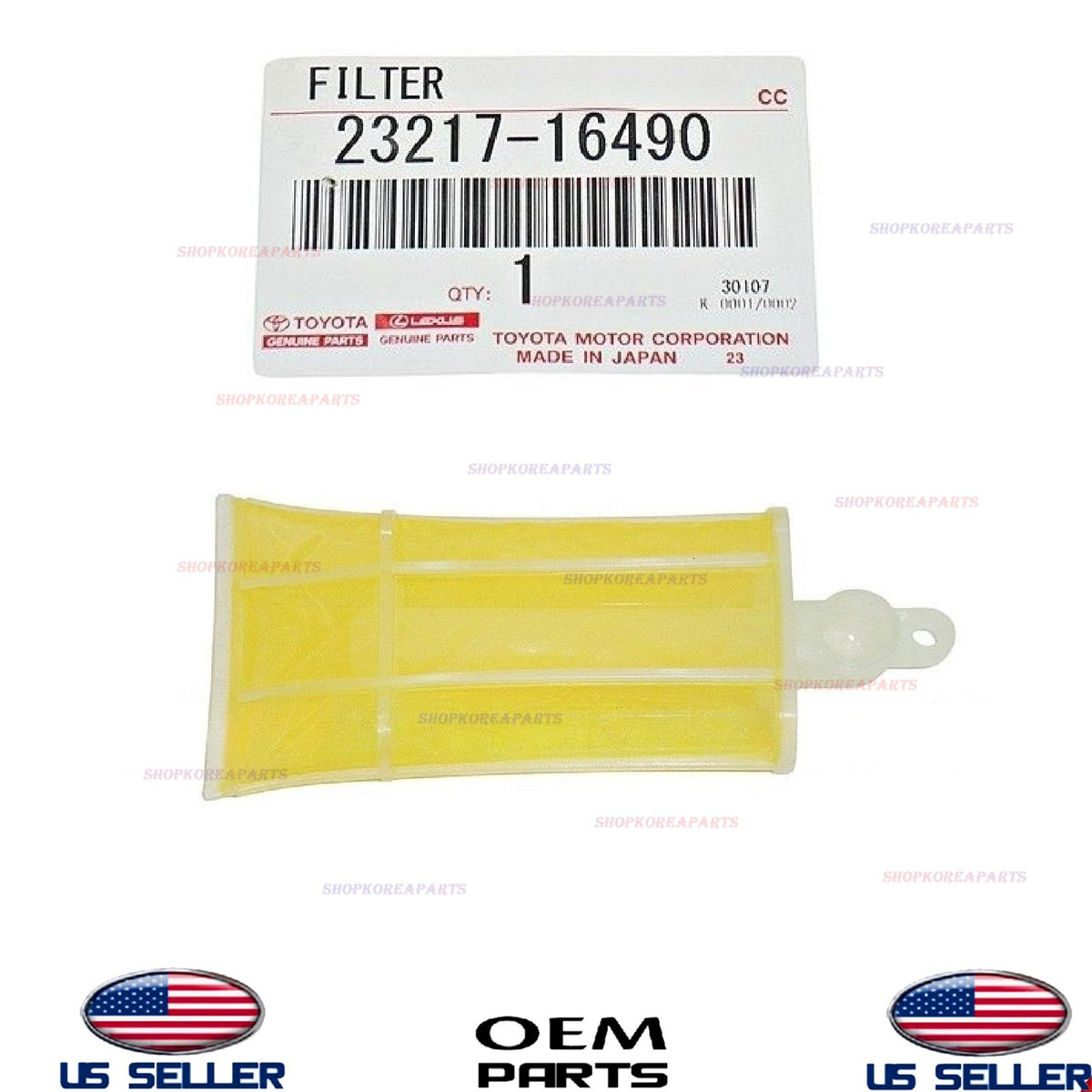 GENUINE Fuel Pump Filter 1992-1998 Toyota Land Cruiser Lexus LX450 4.5L