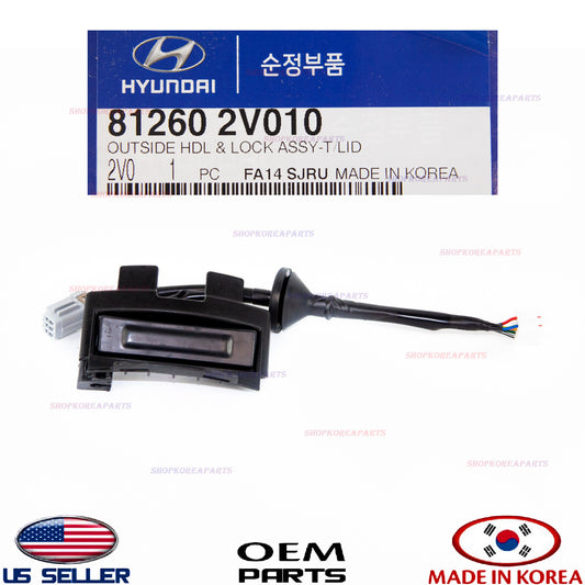 ⭐GENUINE⭐ Outside Trunk Lid Handle w/ Camera for 2012-2017 Hyundai Veloster