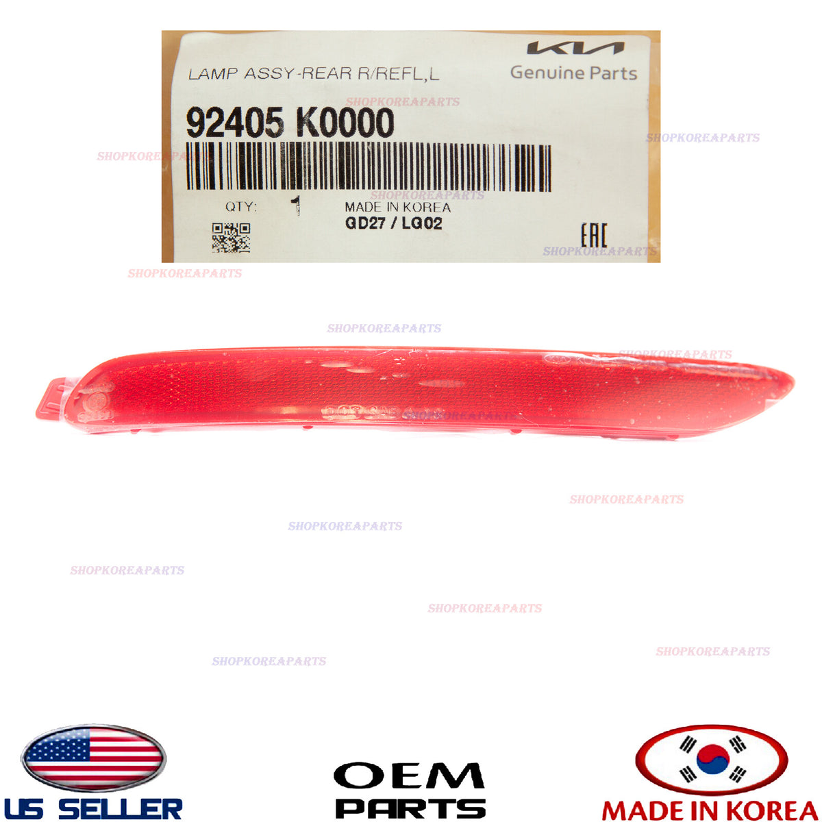 GENUINE Rear Bumper Reflector LEFT Driver Side ⭐OEM⭐ Kia Soul 2020-2022