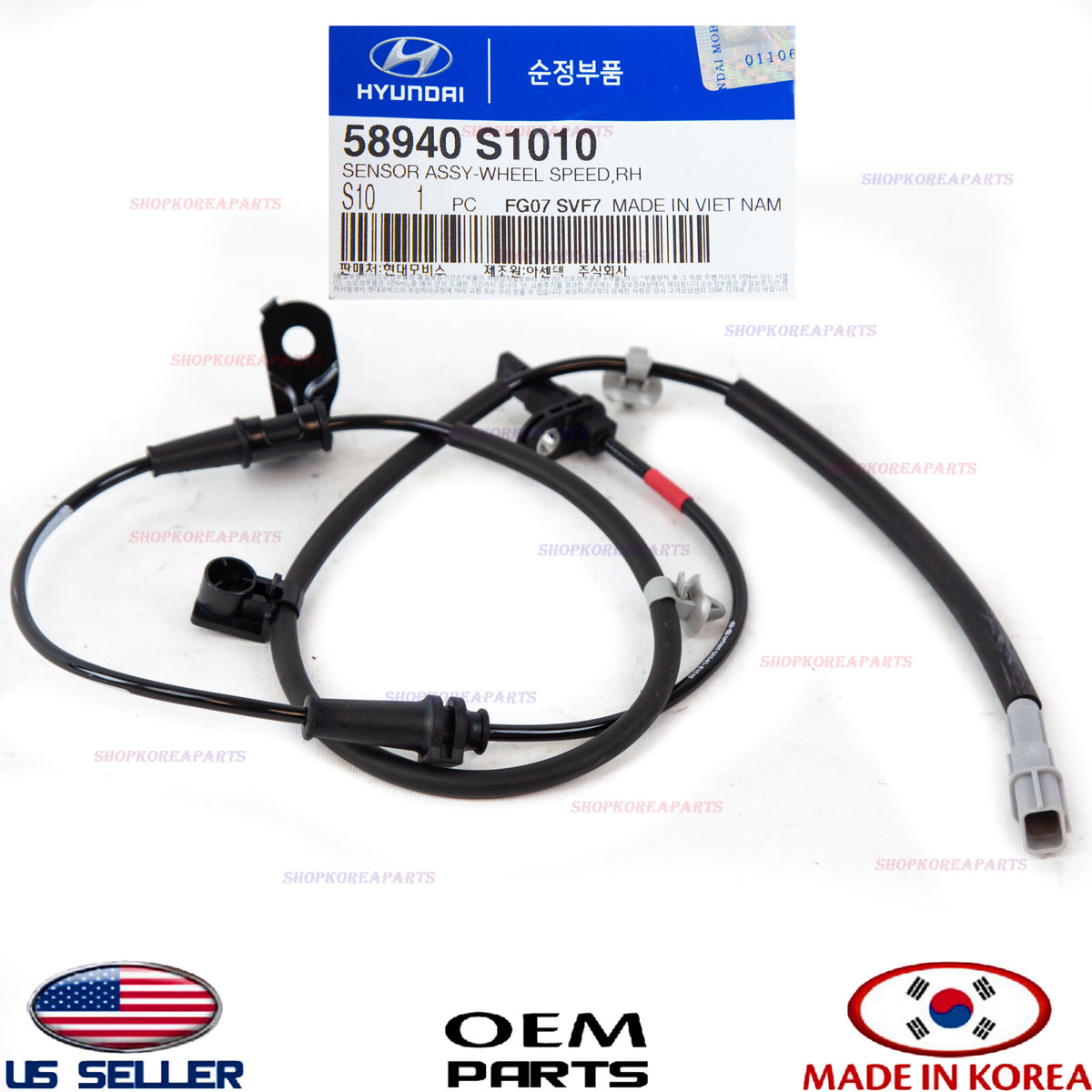 GENUINE ABS Wheel Speed Sensor Front RIGHT Passenger Side ⭐OEM⭐ SANTA FE 19-20