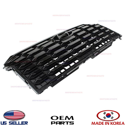 GENUINE Grille Front Bumper BLACK with Emblem ⭐OEM⭐ Hyundai Palisade 2023-2025