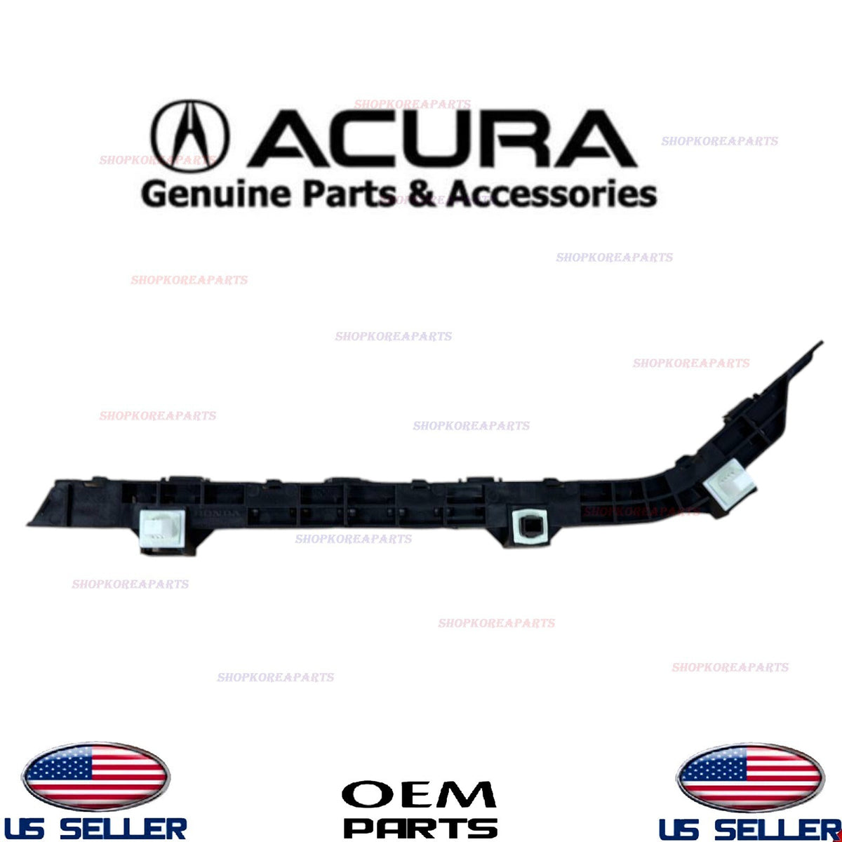 OEM 14 - 20 ACURA MDX REAR BUMPER PASSENGER SIDE FENDER BRACKET HOLDER RIGHT
