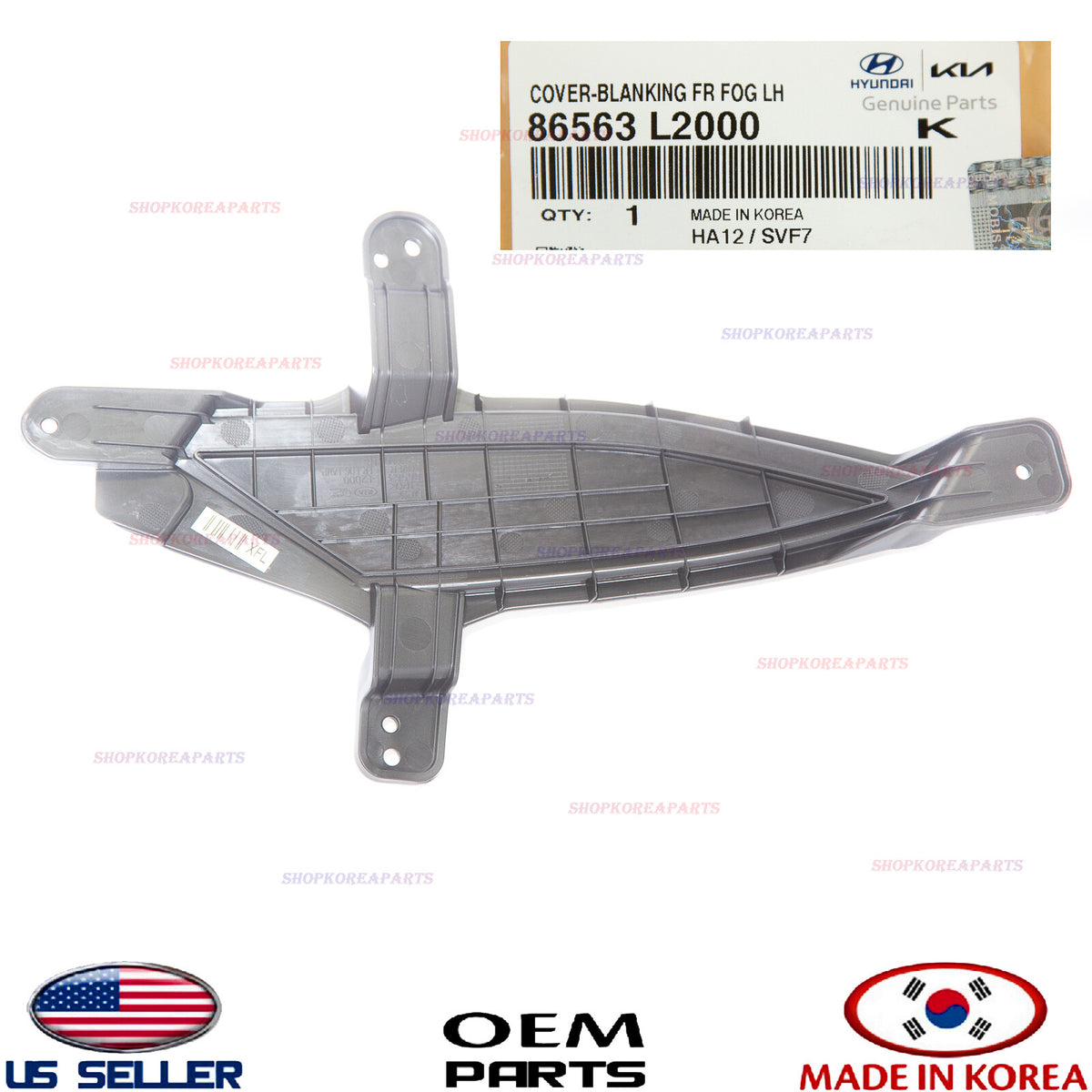 GENUINE Front Bumper Fog Lamp Cap Cover LEFT Driver Side ⭐OEM⭐ KIA K5 2021-2024