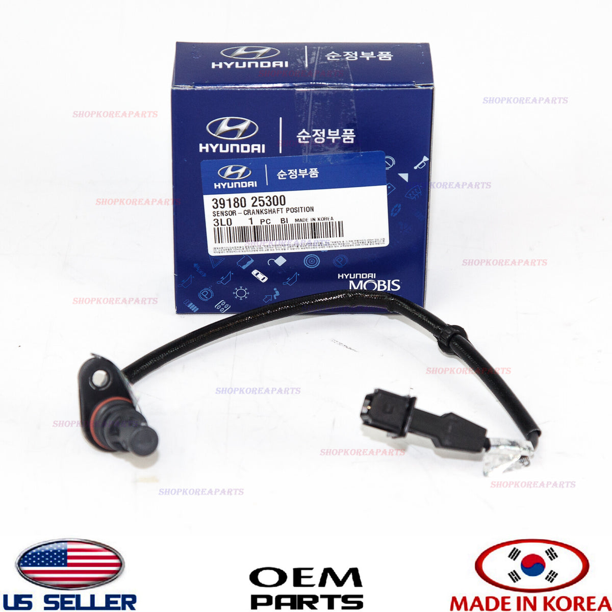 GENUINE Crankshaft Position Sensor OEM for Various Hyundai Kia See Compatibility