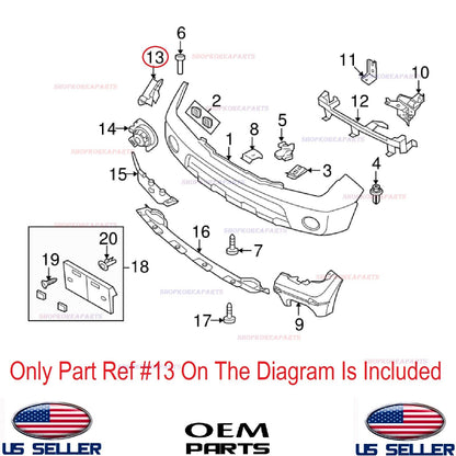 GENUINE Bumper Front Bracket Passenger Side OEM Pathfinder 05-12 Frontier 05-21