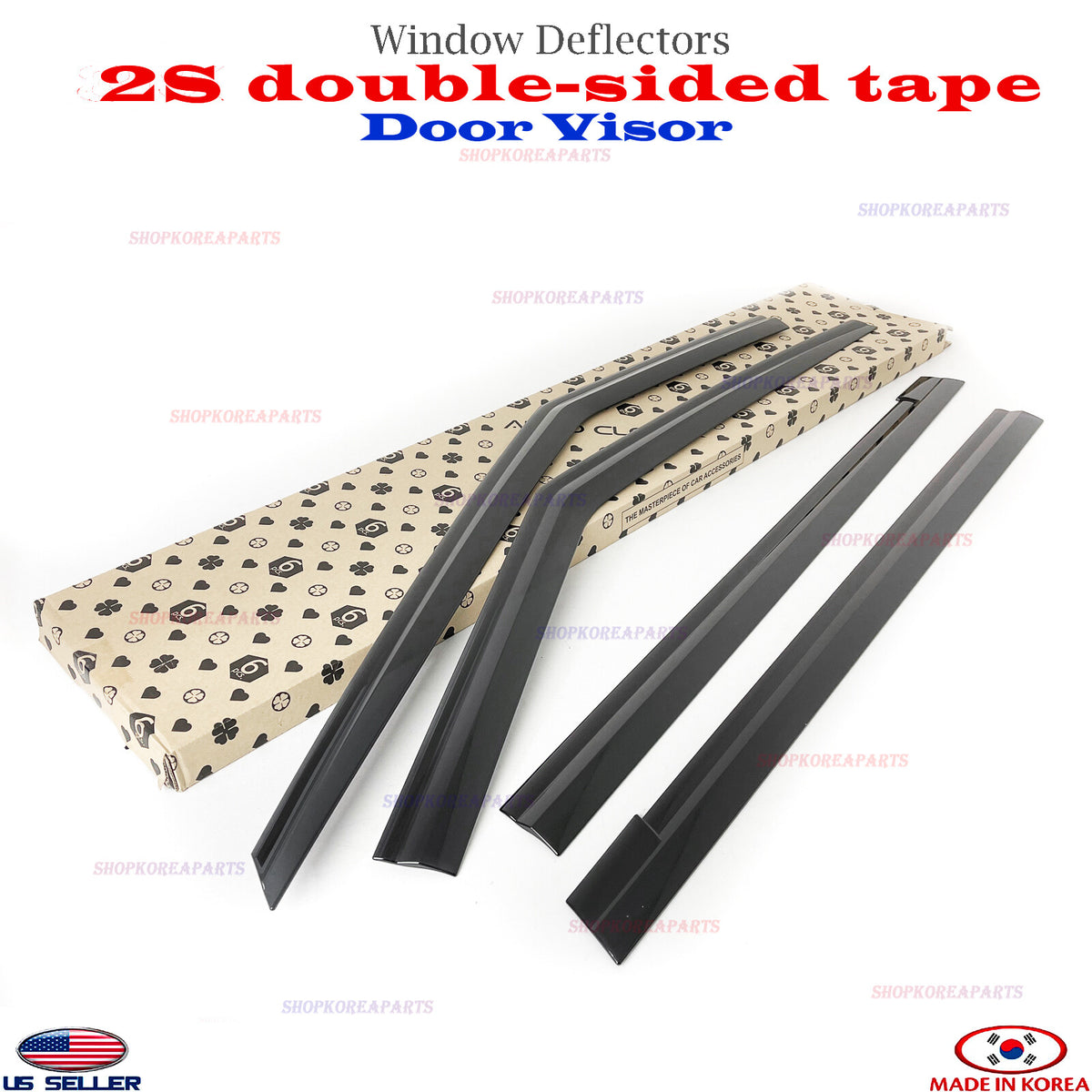 Door Visor Vent Shade Rain Window Guard fits for Kia Carnival 2022-2026 ⭐4pcs⭐