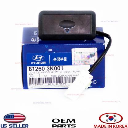 GENUINE Outside Handel Trunk Lid e Release Switch OEM Hyundai Elantra 2011-2016