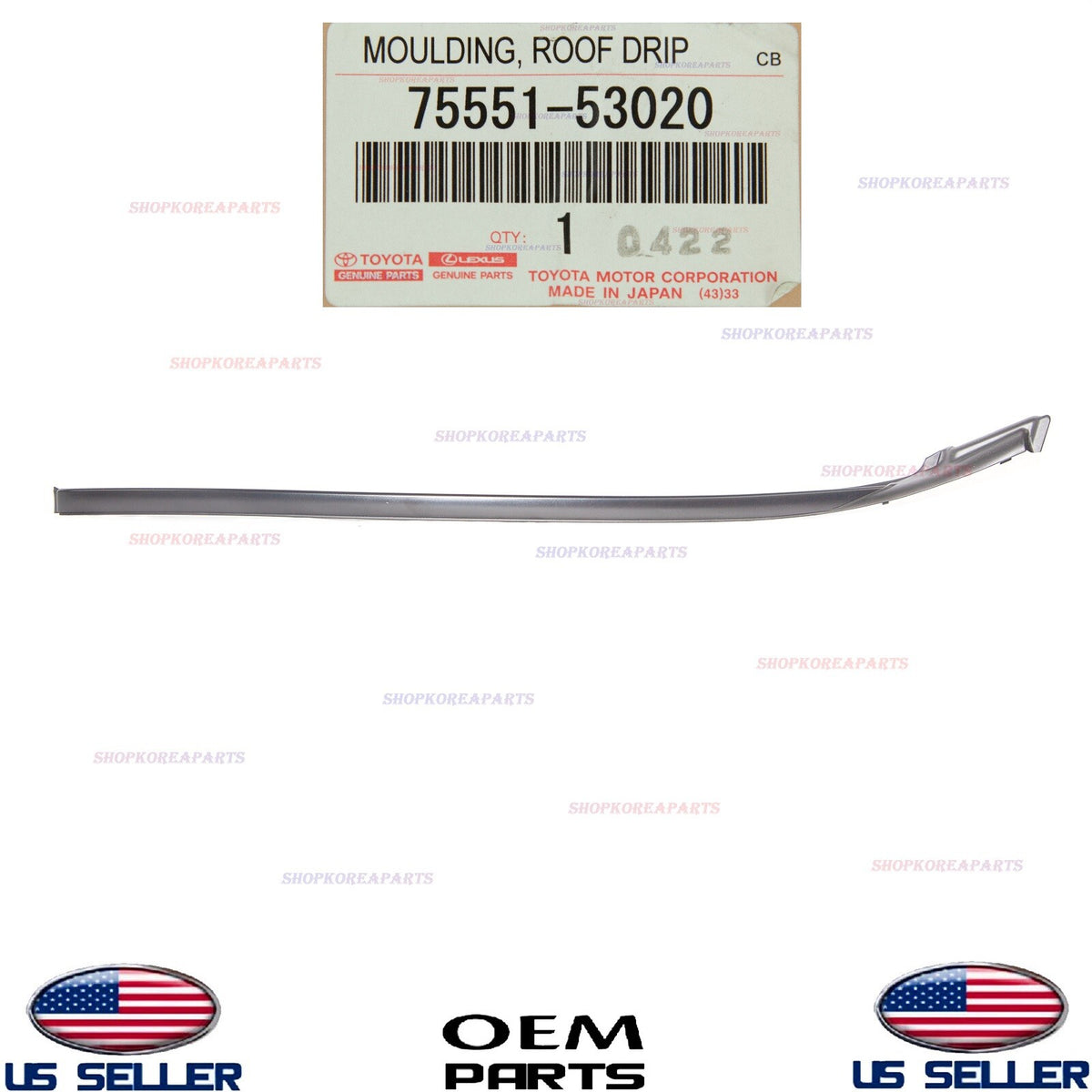 GENUINE Windshield Pillar Outer Molding RIGHT Passenger Side OEM ISF IS250 IS350