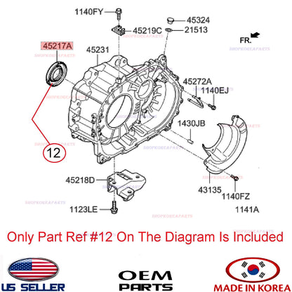 Automatic Transmission Output Shaft Seal RIGHT OEM HYUNDAI KIA See Compatibility