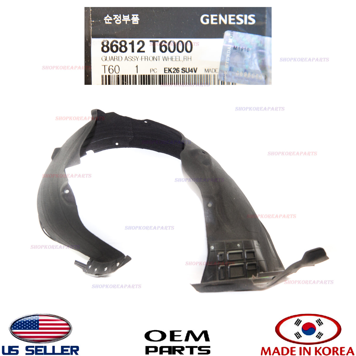 GENUINE Fender Liner Front RIGHT Passenger Side ⭐OEM⭐ Genesis GV80 2021-2024