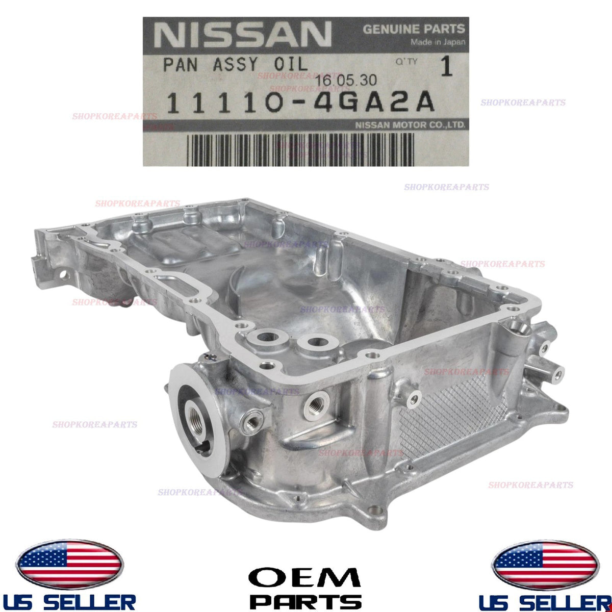 GENUINE OEM Engine Oil Pan Assy 3.5L 3.7L 2009-2020 Nissan Infiniti *See List