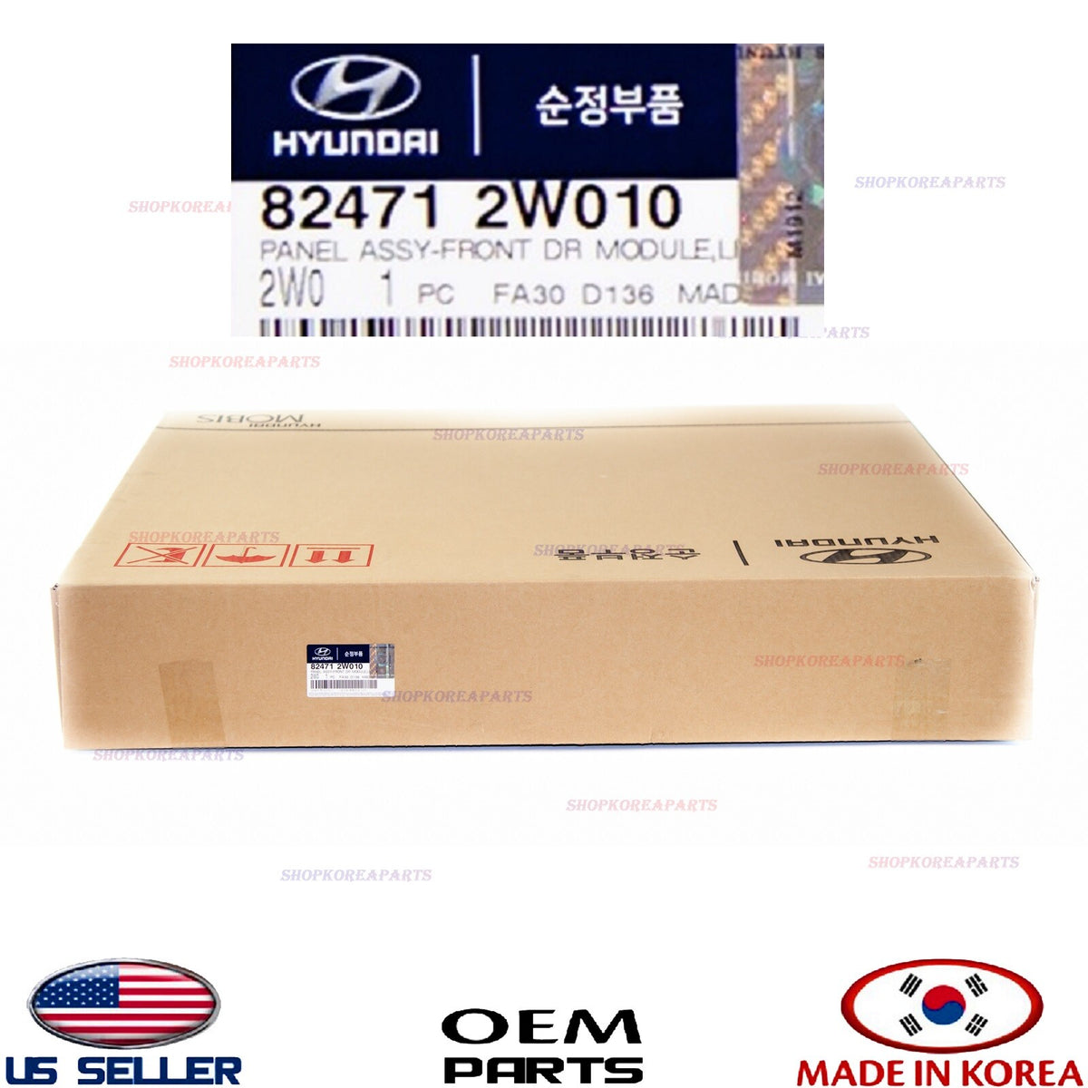 GENUINE Power Window Regulator Front Left Driver Side OEM Hyundai Santa Fe 13-18