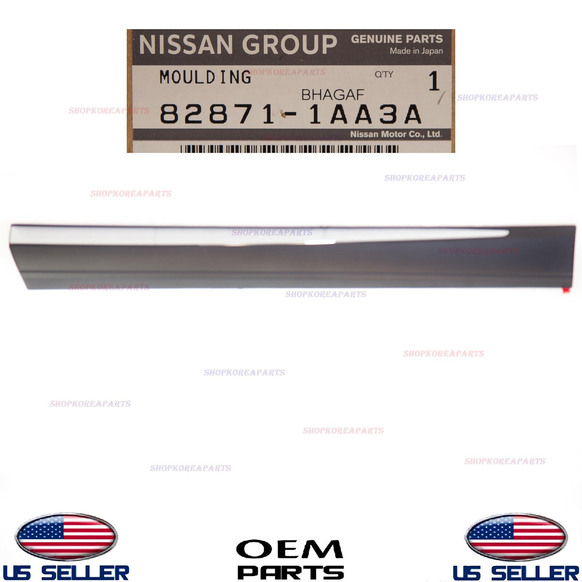 GENUINE Rear Door Moulding Lower LEFT Driver Side ⭐OEM⭐ NISSAN MURANO 2009-2014
