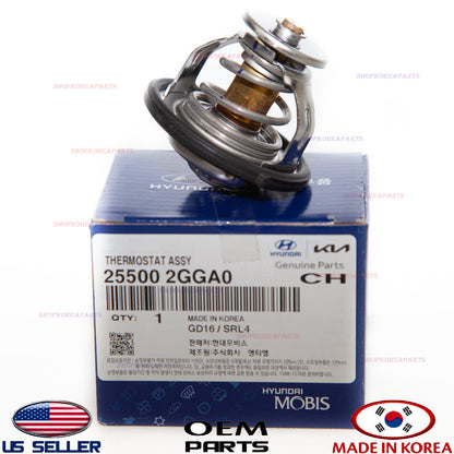 GENUINE Engine Coolant Thermostat ⭐OEM⭐ HYUNDAI KIA 2.4L *See compatibility