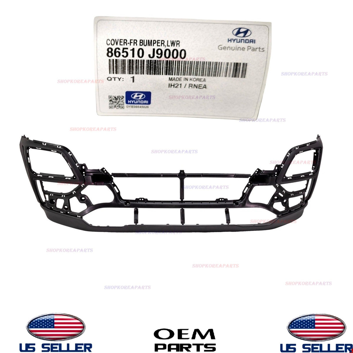 GENUINE Bumper Cover Fascia Front Lower 2018-2021 Hyundai Kona