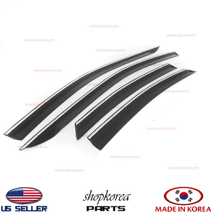 Window Wind Deflector Door Visor Rain Sun Guard Vent 6pc for 2019-2024 Kia Forte
