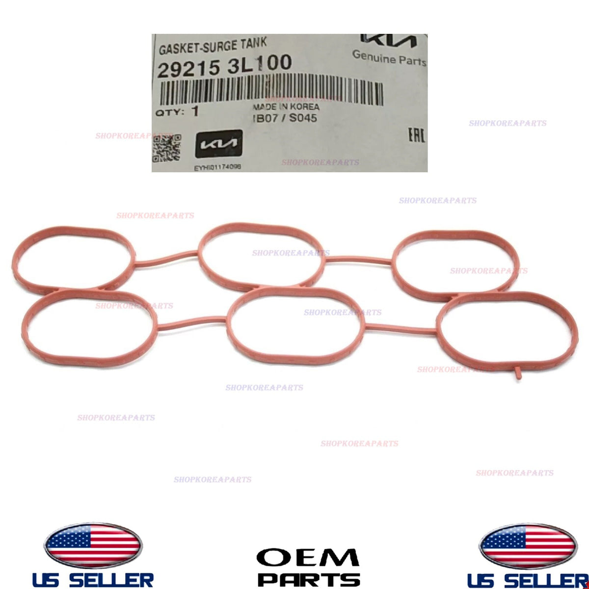 GENUINE Engine Intake Manifold Gasket 2017-2026 Hyundai Kia 3.3L 29215-3L100