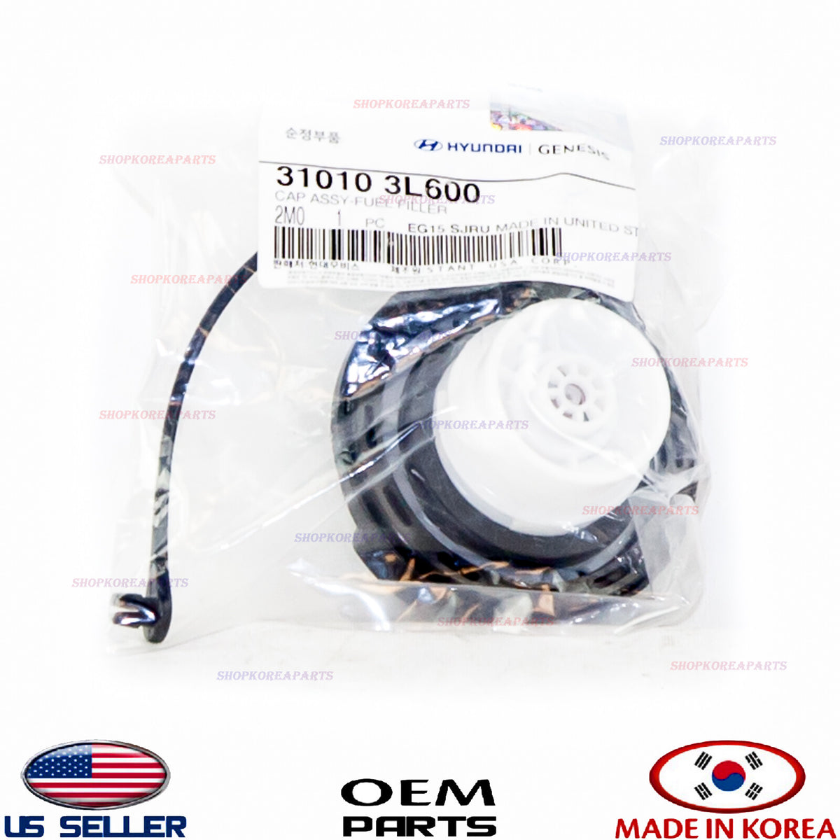 FUEL FILLER CAP 【GENUINE OEM】 FOR VARIOUS HYUNDAI & KIA 2006-2026 310103L600