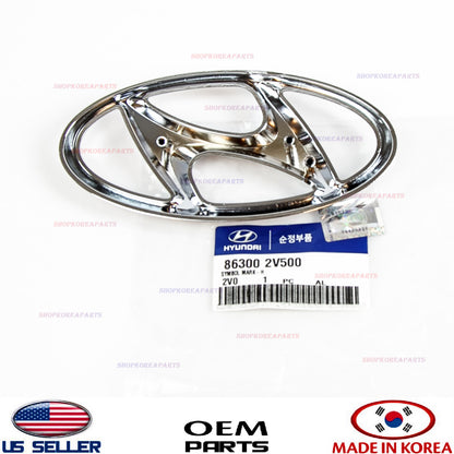 OEM GENUINE Front Grille Emblem VELOSTER TURBO 2012-17 Hyundai H Mark Nameplate