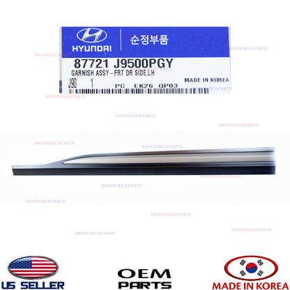 GENUINE Front Door Molding Garnish LEFT Driver Side ⭐OEM⭐ HYUNDAI KONA 2018-2021
