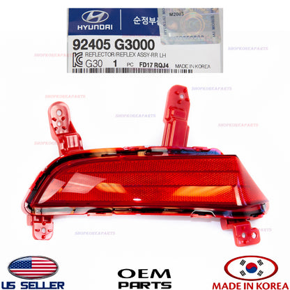 GENUINE Bumper Reflector Rear LEFT Driver Side ⭐OEM⭐ Elantra GT Hatchback 18-20