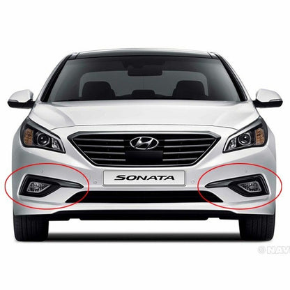 FRONT FOG LIGHT COVER RIGHT BEZEL TRIM FRAME GENUINE SONATA 2015-2017 86522C1110