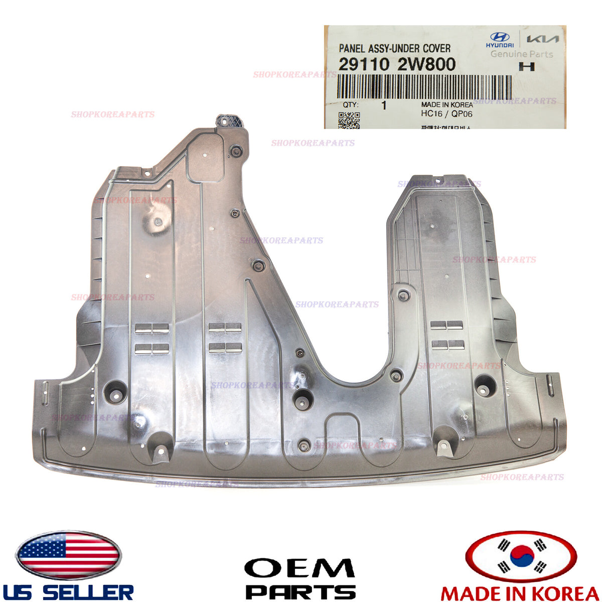 GENUINE Panel Under Cover Front Engine Splash Shield OEM SANTA FE XL 3.3L 13-19