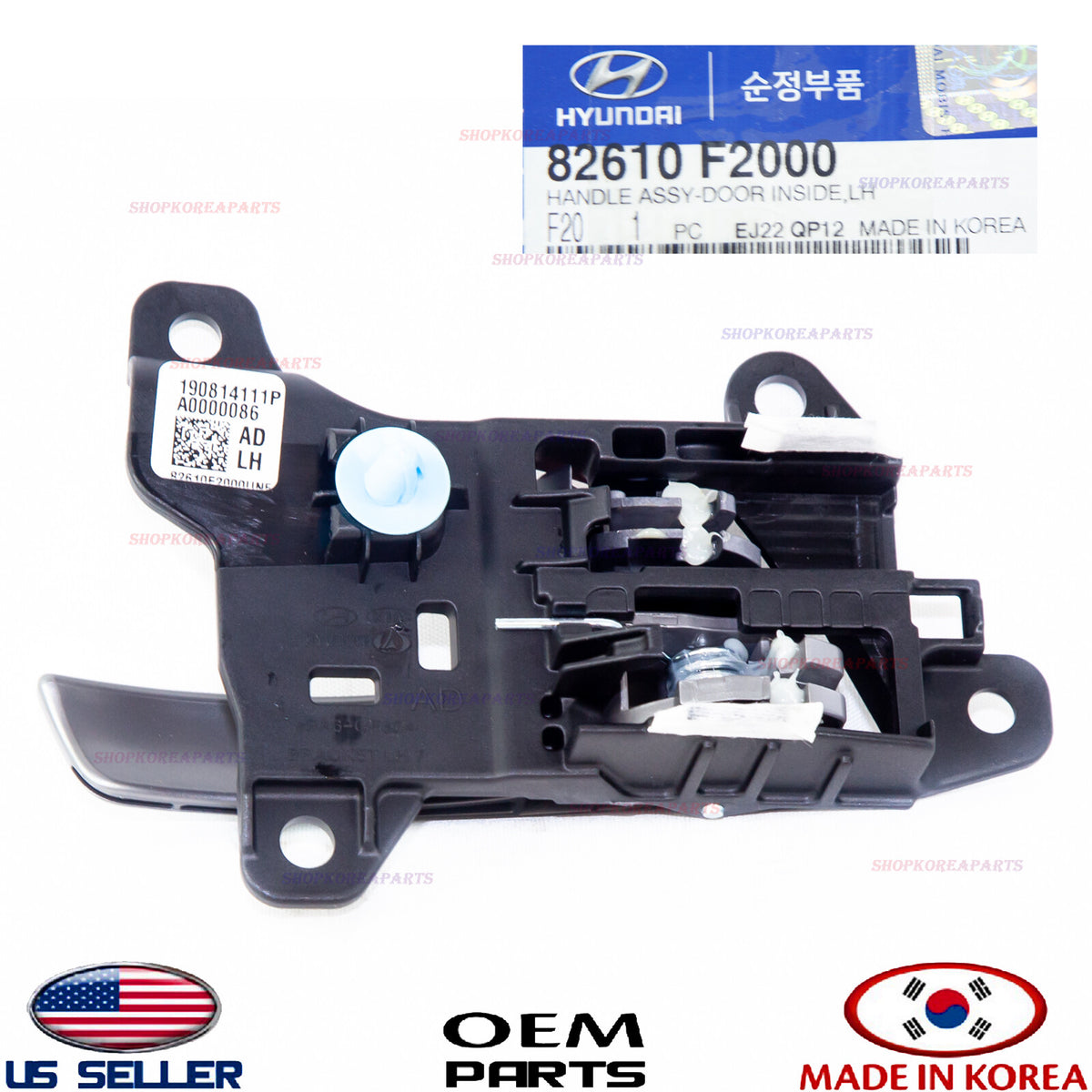 GENUINE Inside Door Handle Front Rear Left Driver Side OEM Elantra Sedan 2017-20