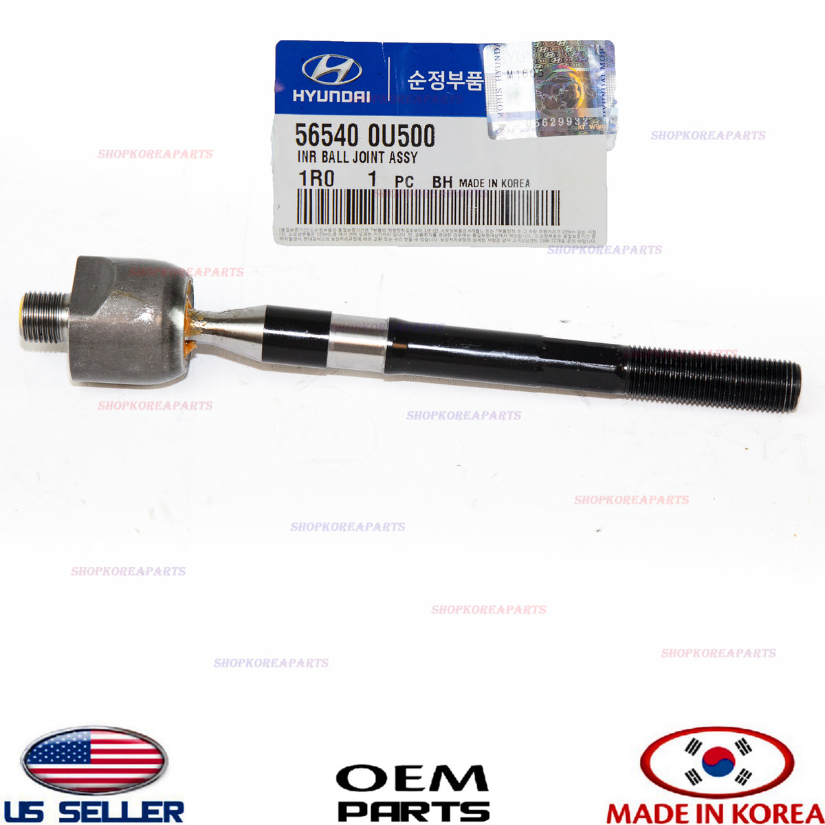 BALL JOINT INNER TIE ROD STEERING GEAR GENUINE!! ACCENT RIO 2012-2017 565400U500