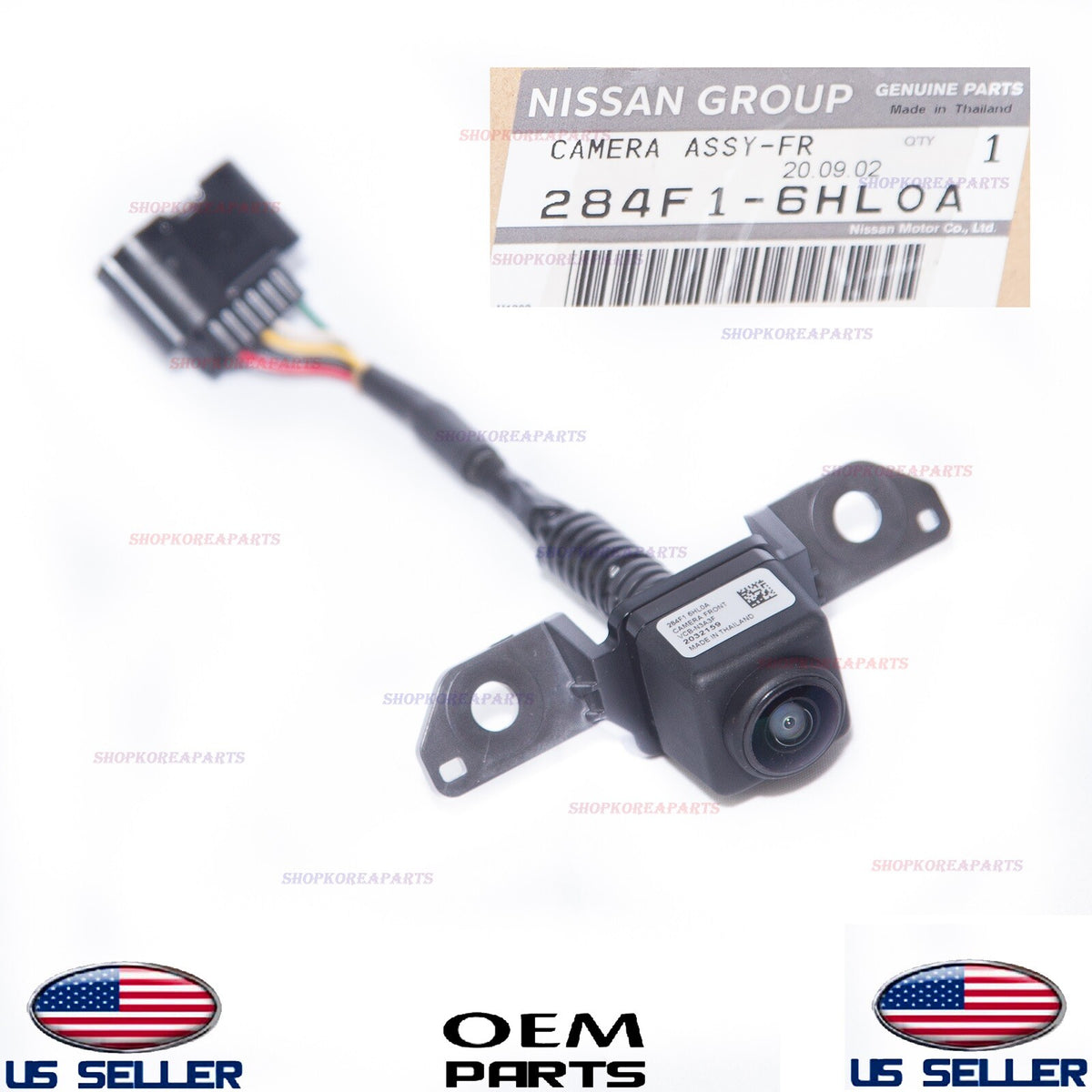 GENUINE OEM Front View Parking Assist Camera 2019–2022 Infiniti Q60 284F1-6HL0A