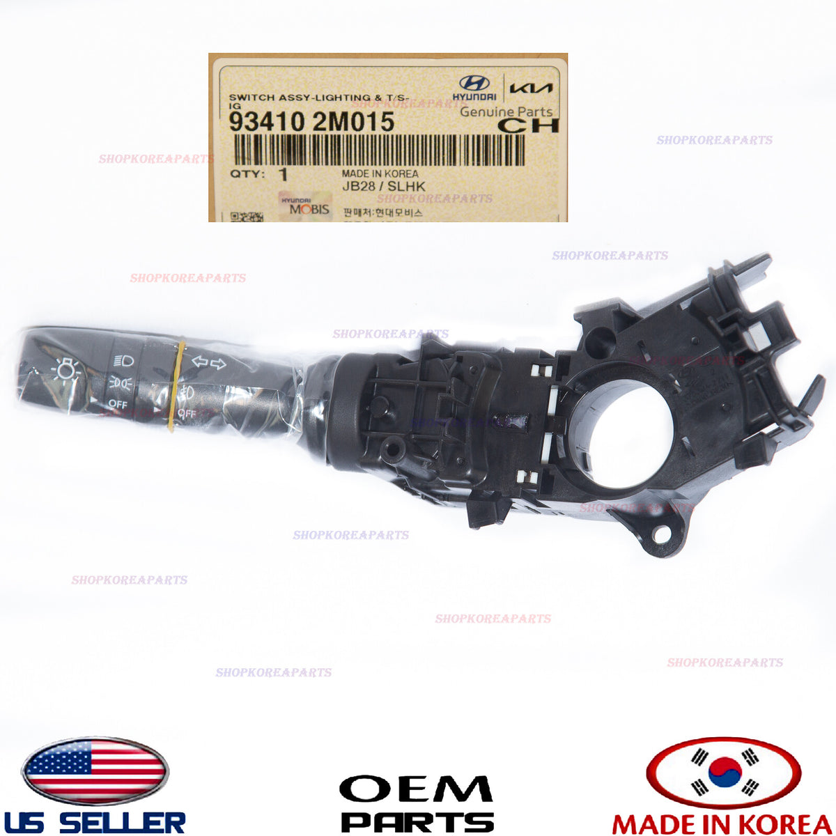 GENUINE Turn Signal & Headlight Arm Switch ⭐OEM⭐ Hyundai Kia *See Compatibility