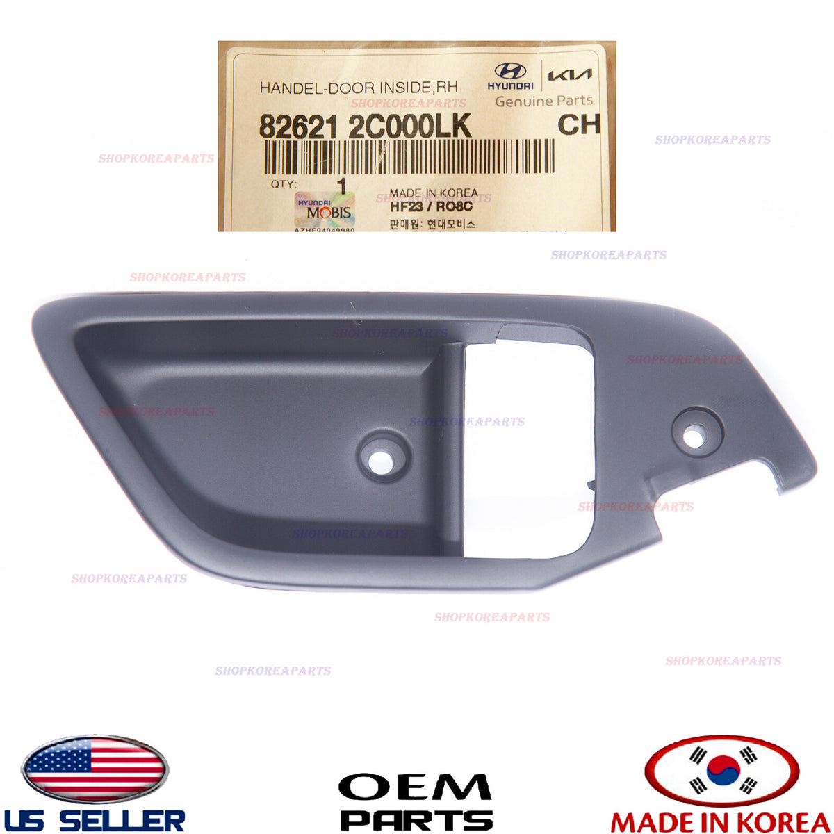 GENUINE Door Inside Handle Housing RIGHT Passenger Side ⭐OEM⭐ Tiburon 2003-2008