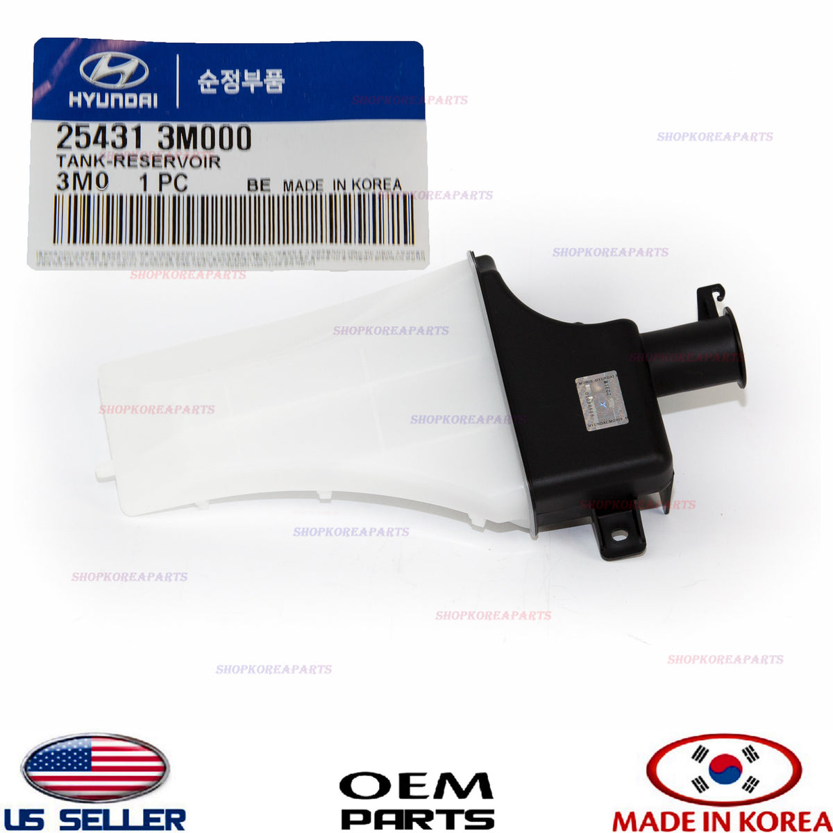 GENUINE OEM Engine Coolant Reservoir Tank 2009–2016 Hyundai Genesis Coupe Sedan