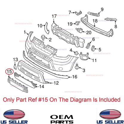 GENUINE Center Lower Front Bumper Grille ⭐OEM⭐ KIA SOUL 2010-2011 865612K010