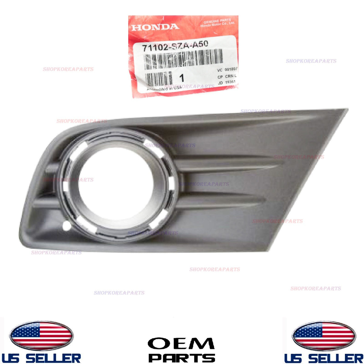 GENUINE Front Bumper Fog Lamp Bezel Cover RIGHT Passenger Side OEM Pilot 2012-15