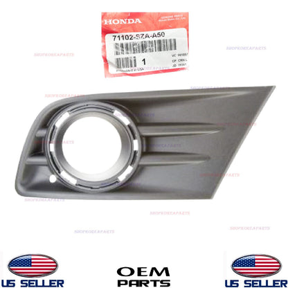 GENUINE Front Bumper Fog Lamp Bezel Cover RIGHT Passenger Side OEM Pilot 2012-15