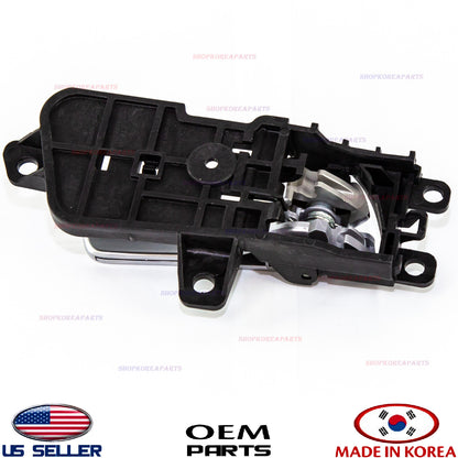 ✅GENUINE✅ Inside Door Handle Silver Front Rear Left Driver Side OEM Sonata 11-14
