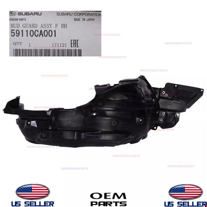 GENUINE Fender Liner Front RIGHT Passenger Side 2013-2020 Subaru BRZ 59110CA001