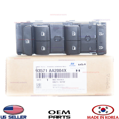 GENUINE Front Left Door Window Main Switch ⭐OEM⭐ Hyundai Elantra 2021-2023