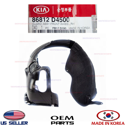 GENUINE Fender Liner Front RIGHT Passenger Side ⭐OEM⭐ KIA OPTIMA 2019-2020