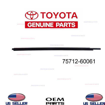 GENUINE Front LEFT Driver Side Door Belt Molding Toyota Prado j120 Lexus GX470
