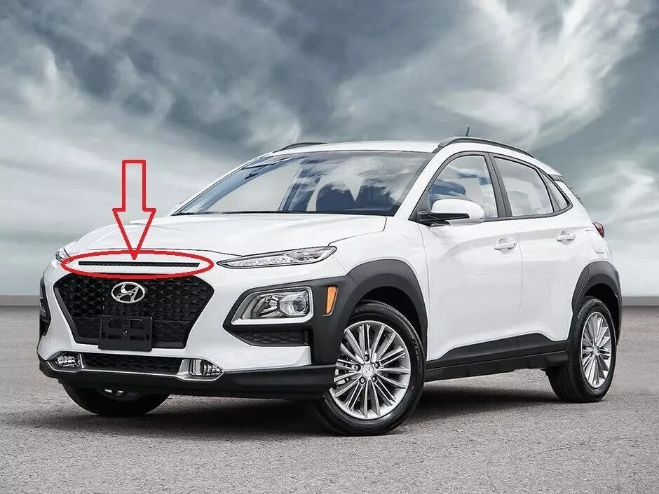 GENUINE Front Bumper Moulding Centr Upper ⭐OEM⭐ HYUNDAI KONA 2018-2021
