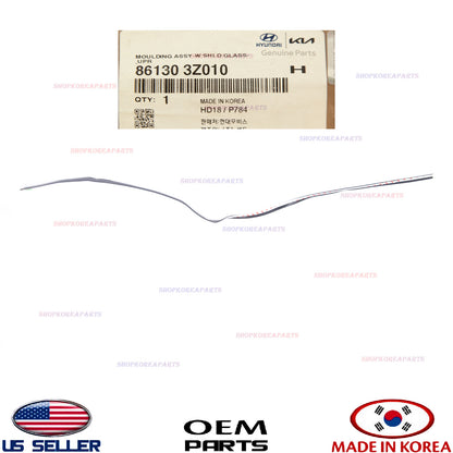 GENUINE Front Windshield Glass Upper Molding ⭐OEM⭐ Hyundai 86130-3Z010