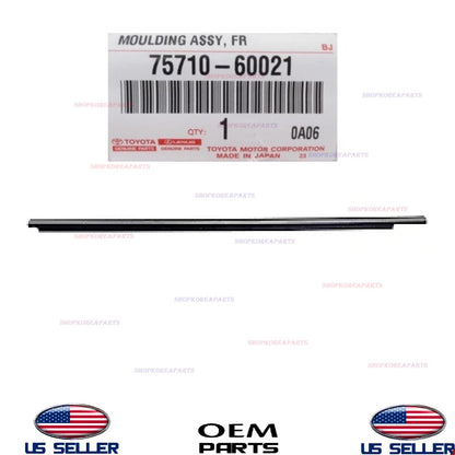 OEM Front RIGHT Passenger Side Door Belt Molding 91-97 Land Cruiser 96-97 LX450