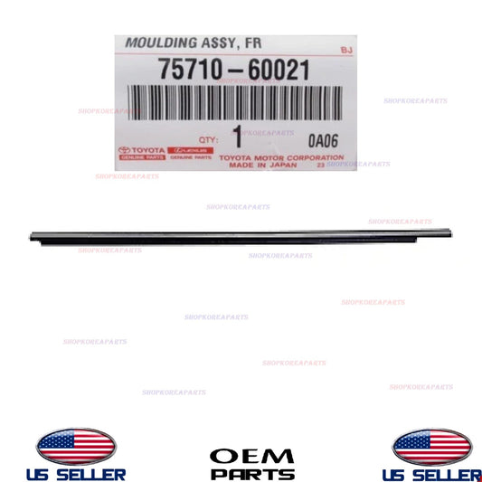 OEM Front RIGHT Passenger Side Door Belt Molding 91-97 Land Cruiser 96-97 LX450
