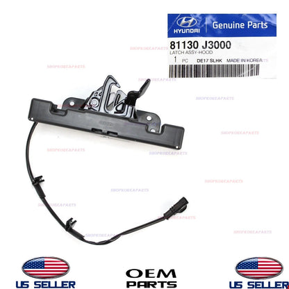 GENUINE OEM GENUINE Hood Lock Latch Assy 2019-2021 Hyundai Veloster 81130-J3000