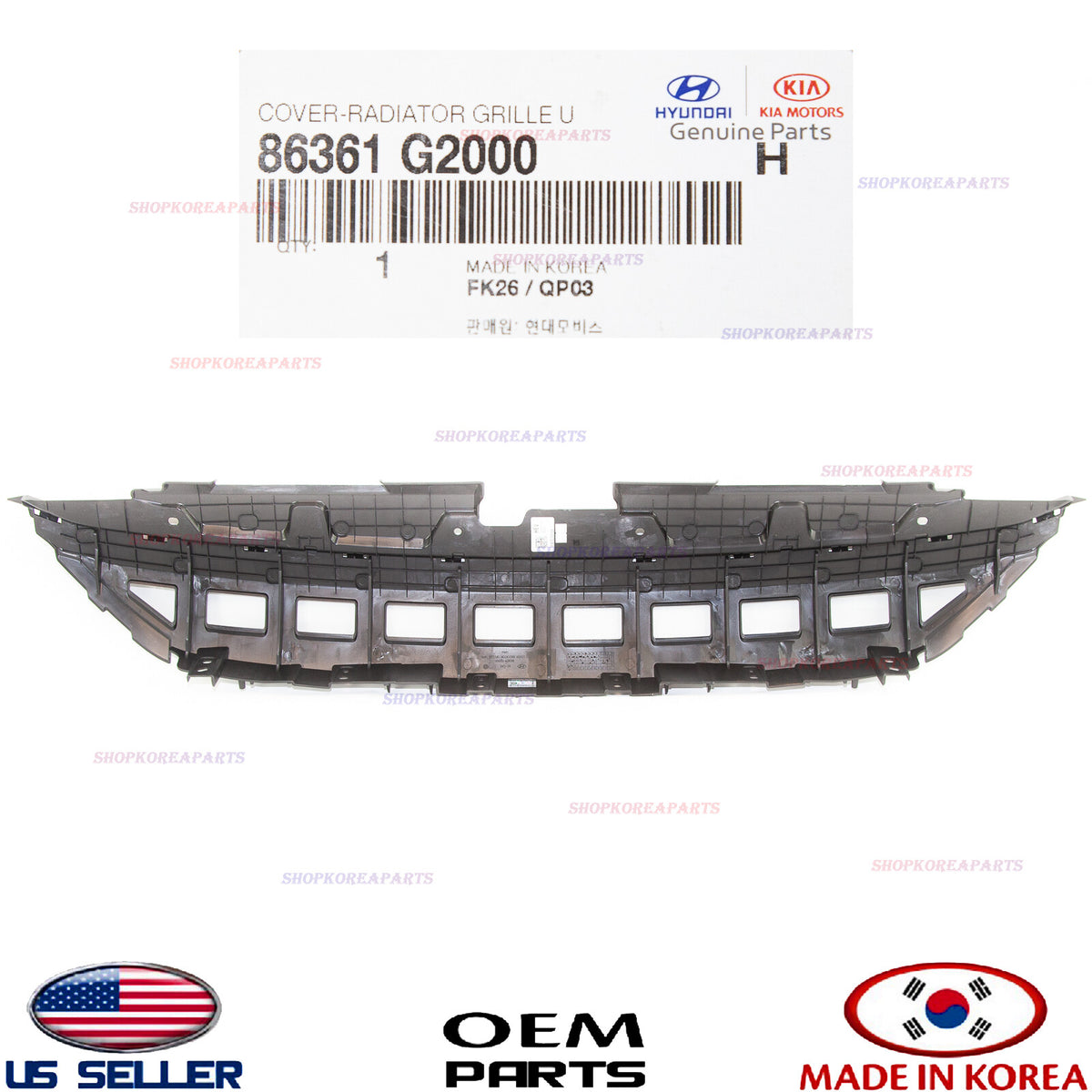 GENUINE Cover Grille Upper Radiator Sight Shield ⭐OEM⭐ Ioniq Hybrid 2017-2022