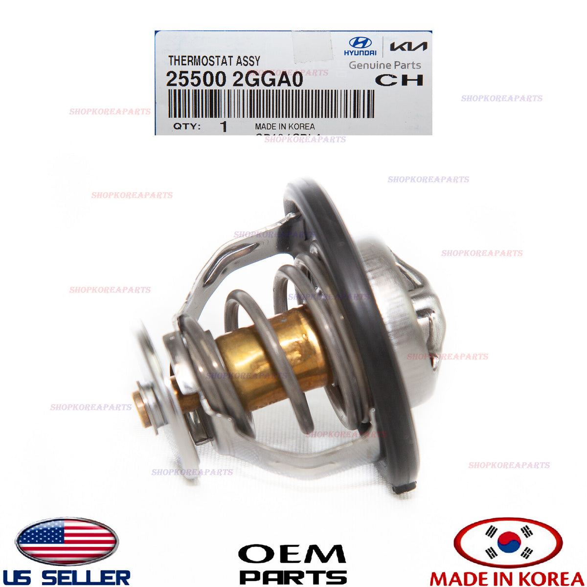 GENUINE Engine Coolant Thermostat ⭐OEM⭐ HYUNDAI KIA 2.4L *See compatibility